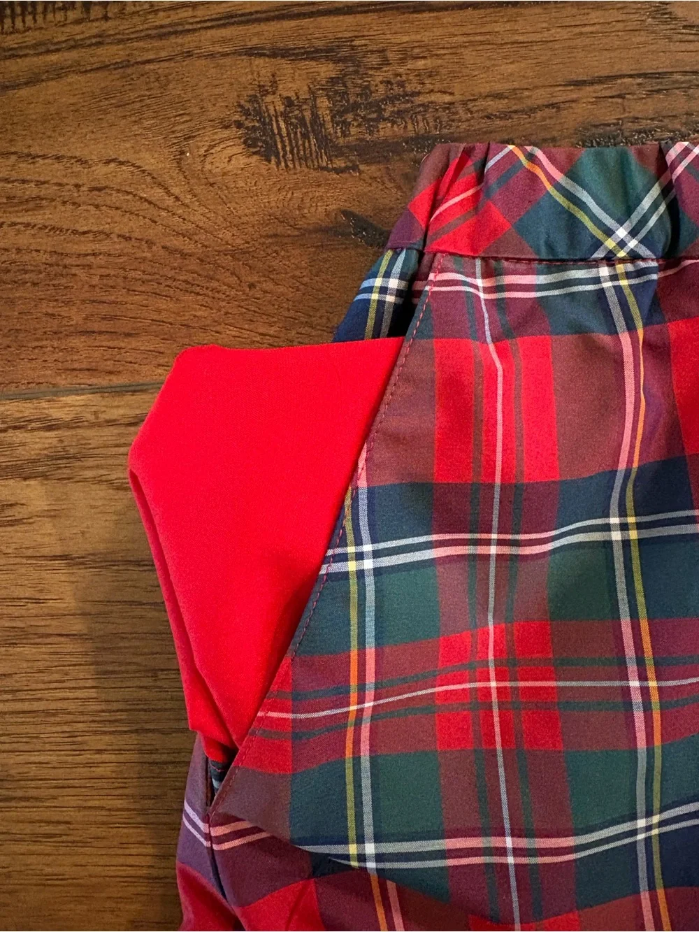 Vineyard Vines Girls Plaid Ruffle Skirt | Velvet Trim | Size M (10-12) | Lined